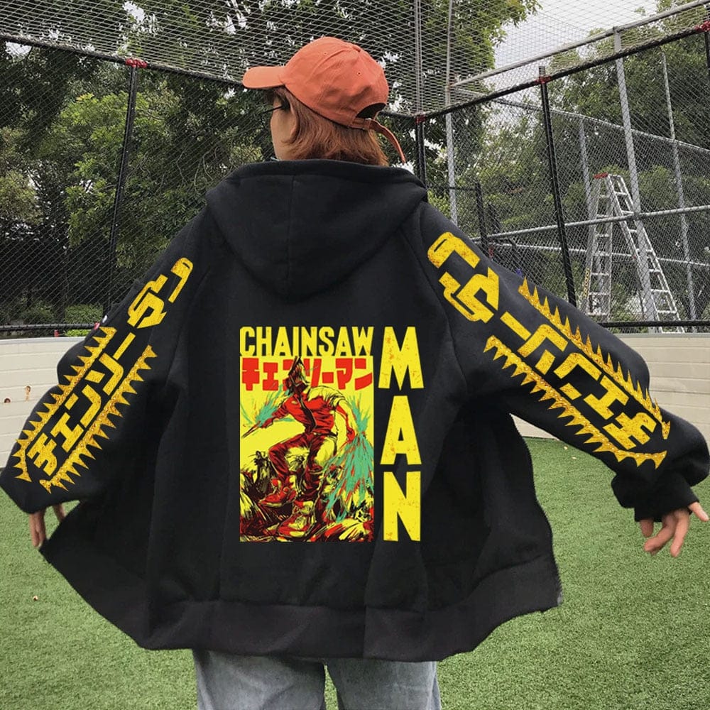 "THE CHAINSAWS" - Sudaderas con capucha de anime Chainsaw Man | 2 colores