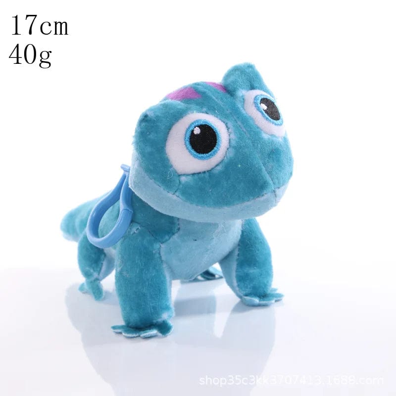Disney Children's Cartoon Plush Toys Frozen 2 elsa Olaf toys Bruni Figurine Chameleon boys girls Plush Toy