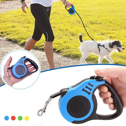 Durable Dog Leash Automatic Retractable Nylon Dog Lead Extending Puppy Walking Running Leads For Small Medium Dogs Pet Supplies