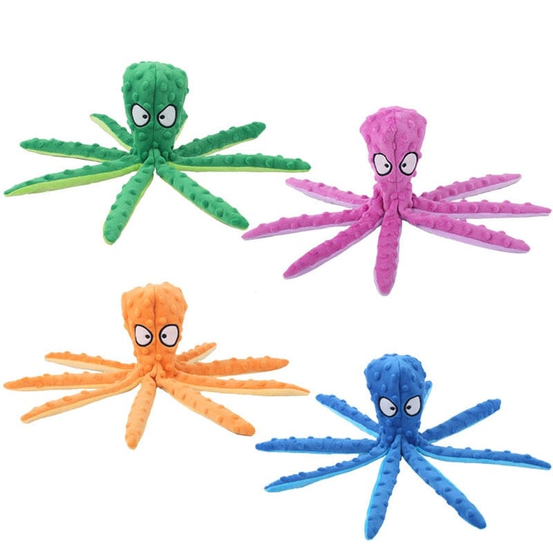 Interactive Octopus Squeak Toy