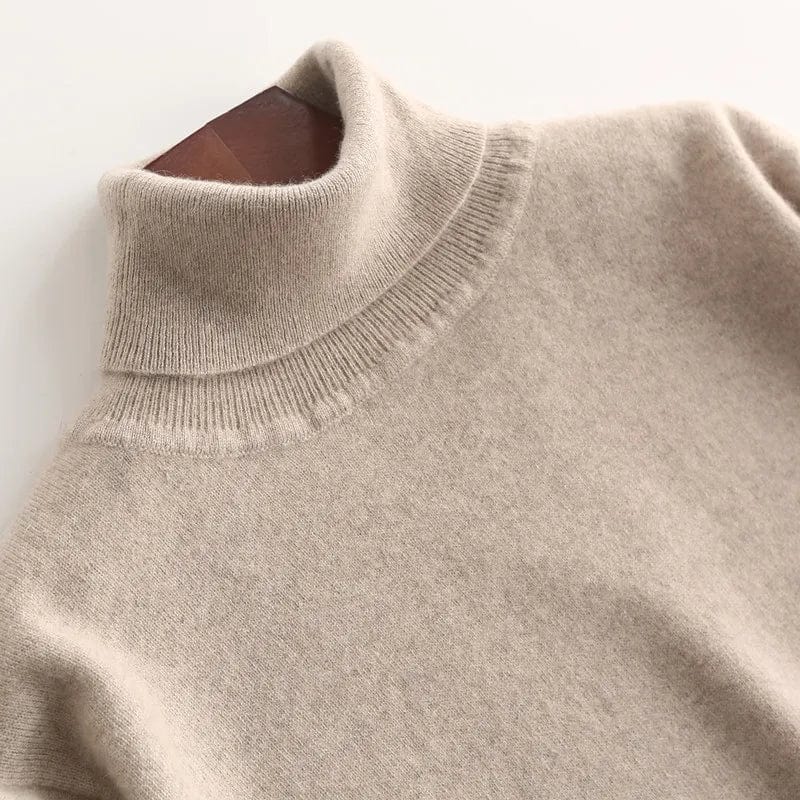 Cashmere Cotton blend Turtleneck Men Sweater Autumn Winter Man Pullover High Neck Sweater Jersey Hombre Pull Homme Hiver Jumper