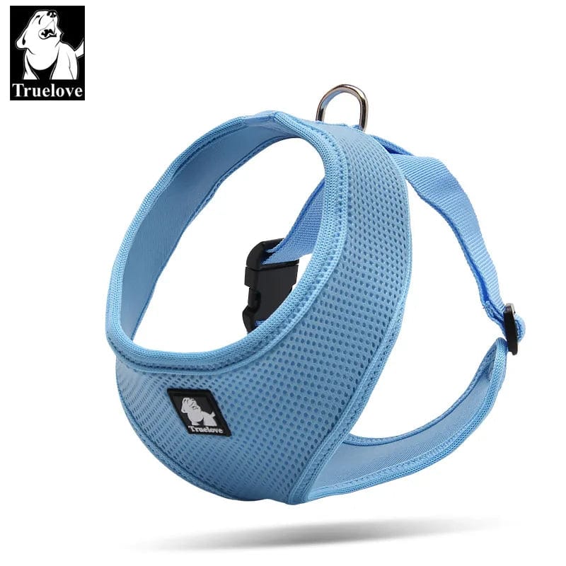 Truelove Puppy Cat Pet Dog Harness Breathable Mesh Nylon Dog Harness Strap Soft Walk Vest Collar For Small Medium Dog 8color