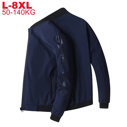 Oversized Mens Jackets Large Size Windbreakers 6xl 7xl 8xl Spring Men's Jacket Streetwear Casual Jackets Male Pilot Bomber Coats