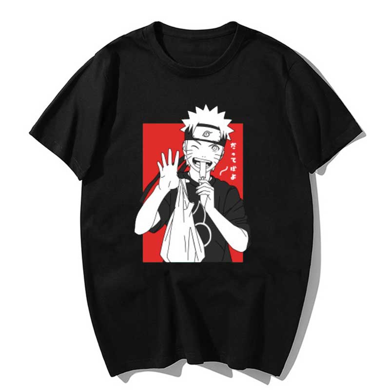 "TAKE AWAY" - T-shirt surdimensionné Naruto Anime | 2 couleurs