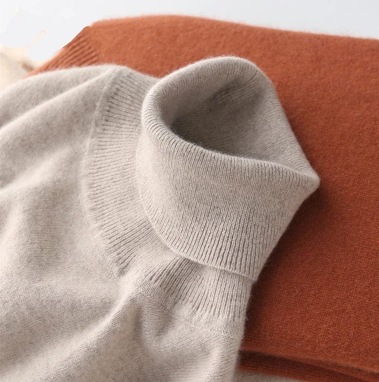 Cashmere Cotton blend Turtleneck Men Sweater Autumn Winter Man Pullover High Neck Sweater Jersey Hombre Pull Homme Hiver Jumper