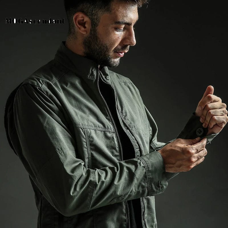 New Spring Men's Tactical Field Bomber Jacket Light Military SWAT Combat Special Force Jackets Fall Casual Male Slim Pilot Coats