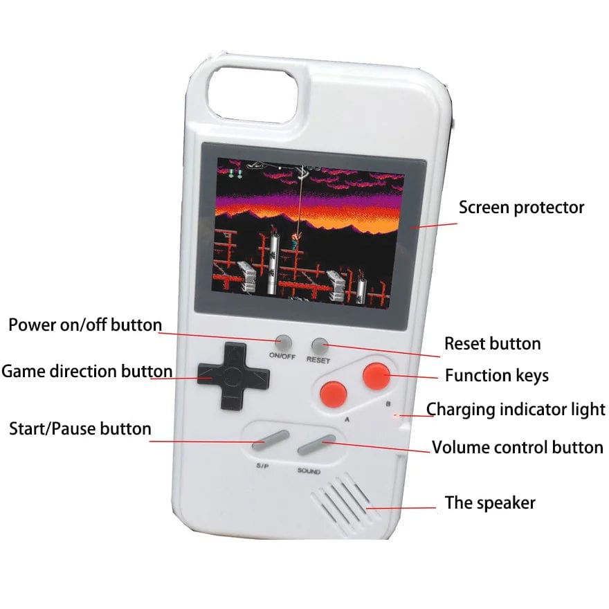 Playable Gameboy Case For iPhone 12 Mini 11 Pro Max XR X XS Max SE 2020 6 S 7 8 Plus Cases Retro Game Console Cover