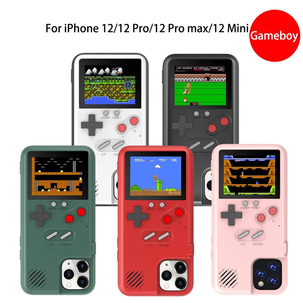 Playable Gameboy Case For iPhone 12 Mini 11 Pro Max XR X XS Max SE 2020 6 S 7 8 Plus Cases Retro Game Console Cover