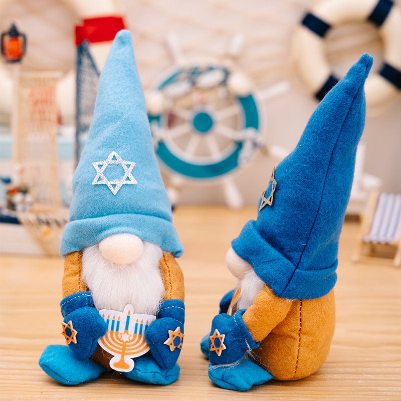 Hollow Hanukkah dwarfs Jewish dwarfs home décor Mrs. Hanukkah Mrs. Swedish Tomte