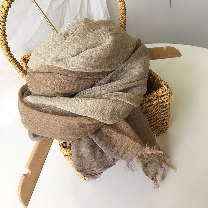 Japonais rétro faire vieille couleur correspondant écharpe pour hommes sauvage affaires décontracté mince foulards en soie emballages de coton printemps et automne nouveaux produits