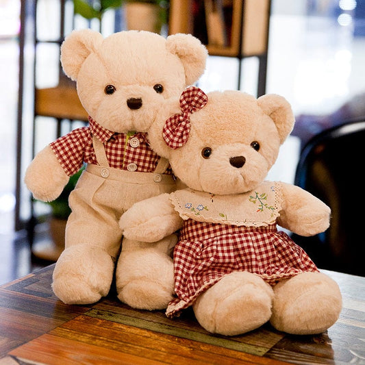 New clothes, couples, coagues, dolls, plush toys, cute small fresh pillow bear wholesale