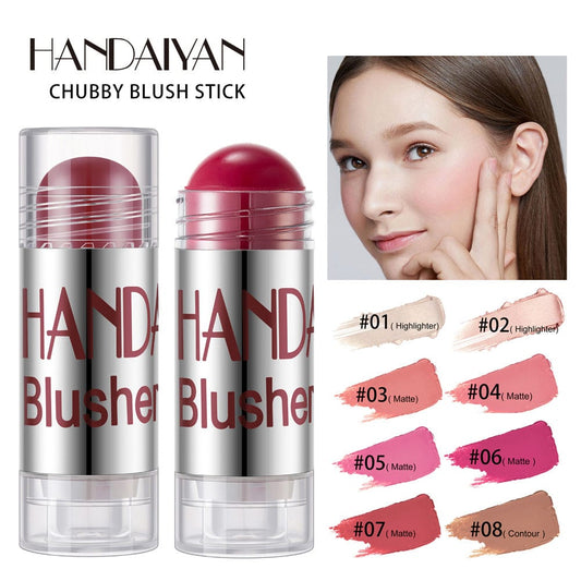 Handaiyan chubby wax pen blush rod moisturizing young skating rouge blush bobbin blush rocket