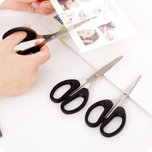 Office scissors student DIY stationery paper cut knife home kitchen stainless steel scissors children handmade small scissors
