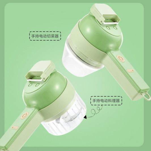 Cross-border new hand-held cooking machine Gatling vegetable cutter mini wireless multi-function chopper onion and garlic