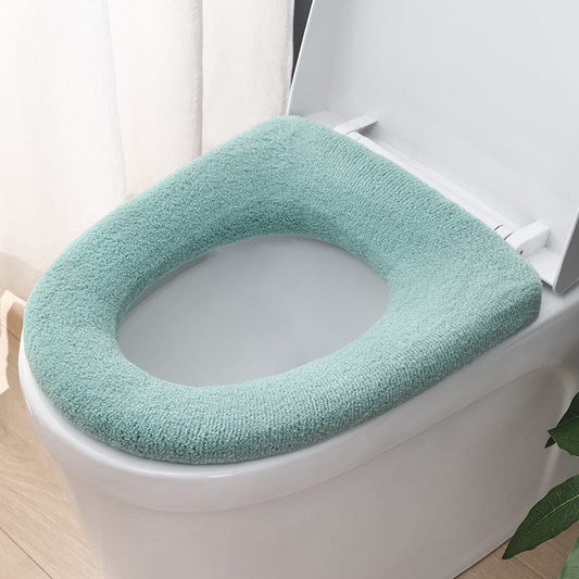 Toilet home four seasons universal sitting set of handwriter set large winter thick cushion toilet pad