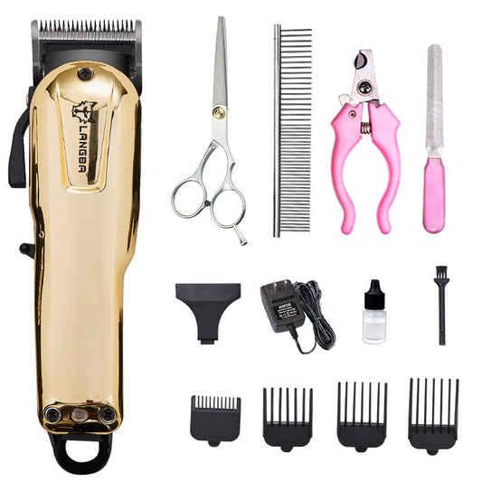 Amazon dog shaver cross-border large dog high-power shaved hair buffer haircut Poke electric push shear