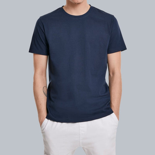 Yiwu d-cang 190 grammes de T-shirt en pur coton peigné marque tide grande taille chemise publicitaire à manches courtes LOGO imprimé personnalisé