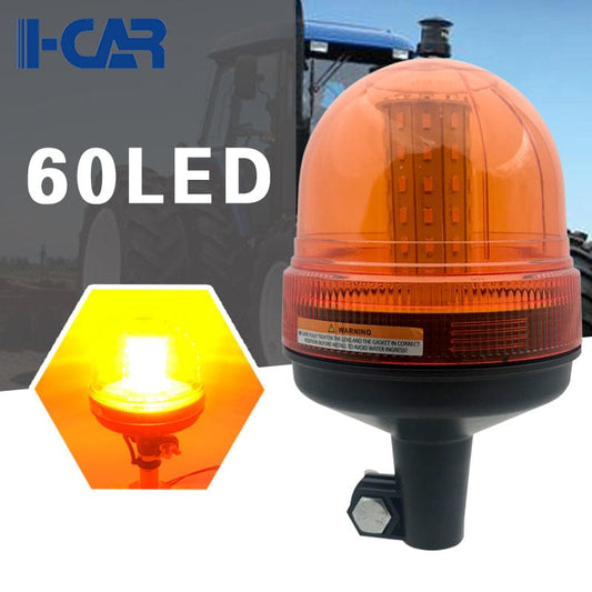 60LED engineering car strobe light 60W car school bus heavy machinery machinery agricultural machinery warning strobe light 12-24V