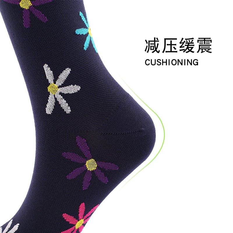 New cross-border compression socks pressure leg socks sports long-range running socks elastic socks nurse leggings stress socks