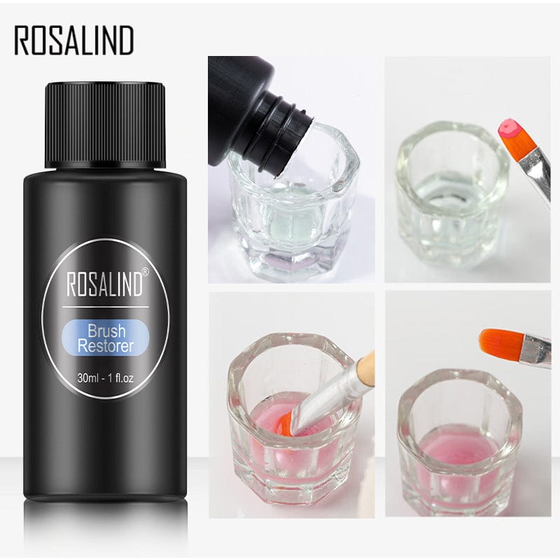 Rosalind manicure water agent gel water cleaner wash pen water nail remover water 30ml nail shop with nail wash water make-up