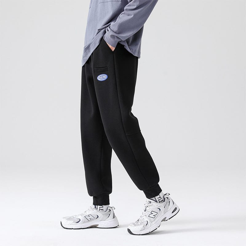 Pantalon de sport gris pour hommes, pantalon décontracté, printemps-automne, boucles amples, tendance de la mode coréenne