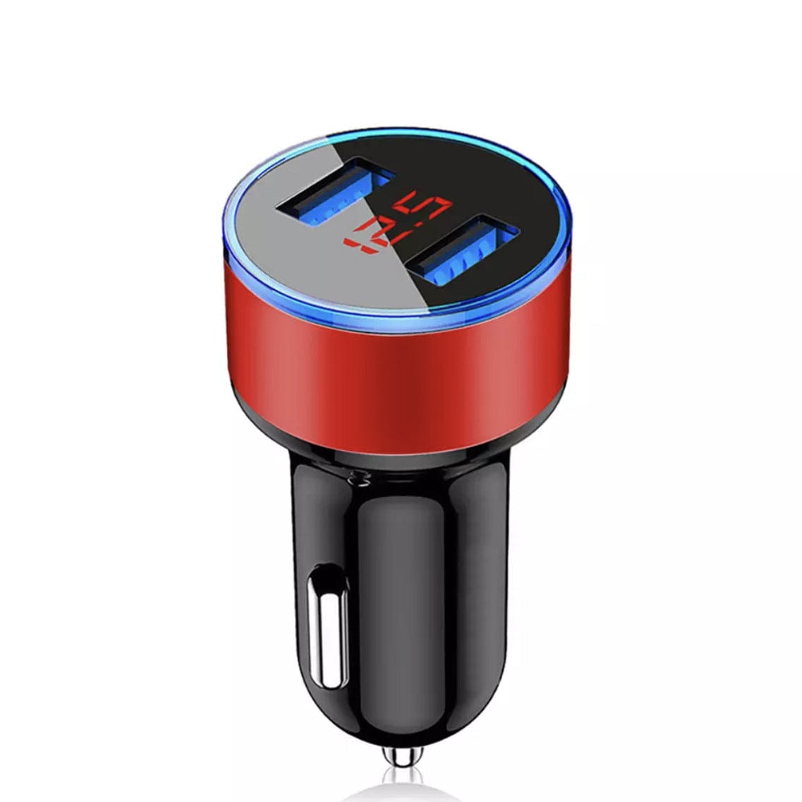 Cigarette Lighter 3.1A Digital Display Car Charger Car Dual Port USB Car Charger One Drag Two 2 Ports Car Electric Wholesale