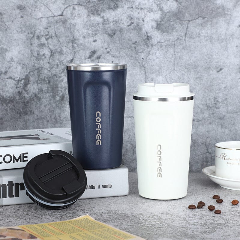 Hot sale one-click flip coffee cup car office vacuum vacuum vacuum cup outdoor portable casual cup wholesale