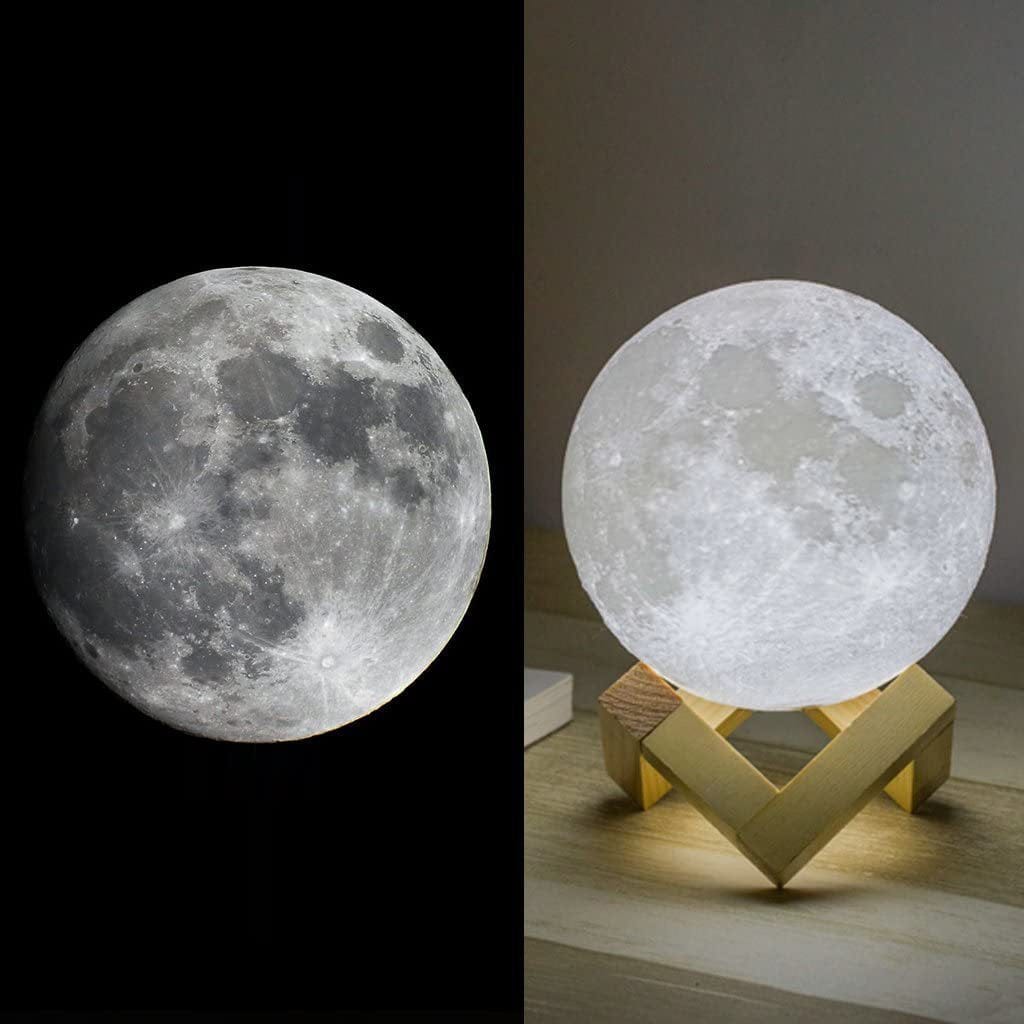 Amazon explosive moon light USB charging moon light colorful touch LED bedside table lamp sensor light Valentine's Day