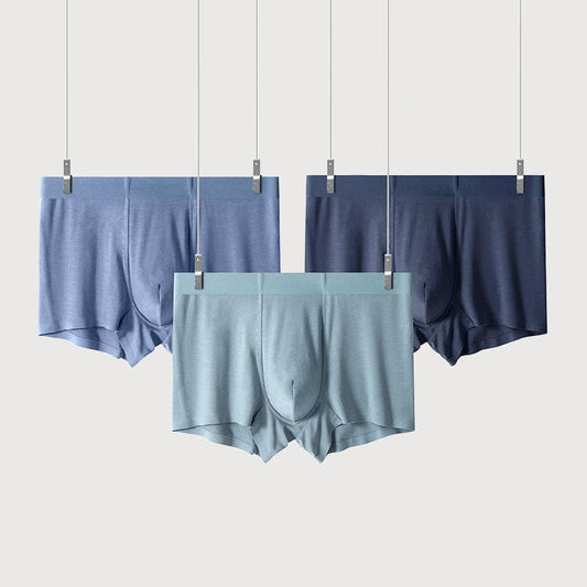 50 non-trageelands men's underwear ice silk flat-angle manufacturers direct supply 8001 one generation