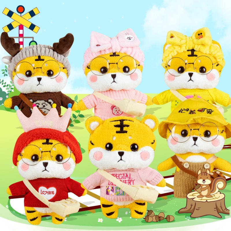 Net red tiger doll Zodiac tiger doll wear sweater tiger doll to send people gift manufacturers wholesale