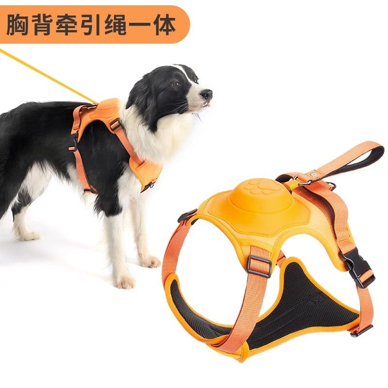 Factory Spot Wholesale Pet Amazon Dog Leash Pet Chest Harness Integrated Auto Telescopic Vest