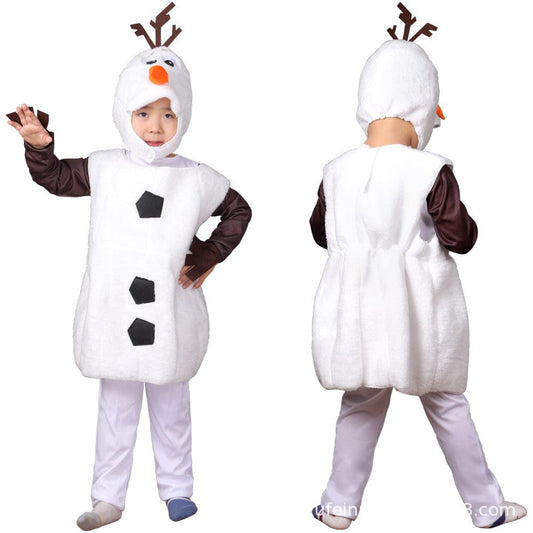 Ice Snow Qiyuan Children's Bao Show Halloween Christmas COSPLAY Costume Anime Snow Bao Suit