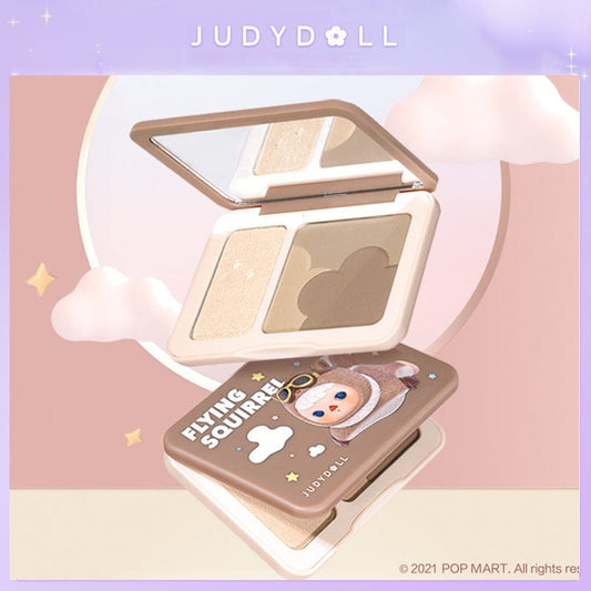 Judydoll orange bubble Marted joint three-dimensional plastic high light repair blush integrated disk