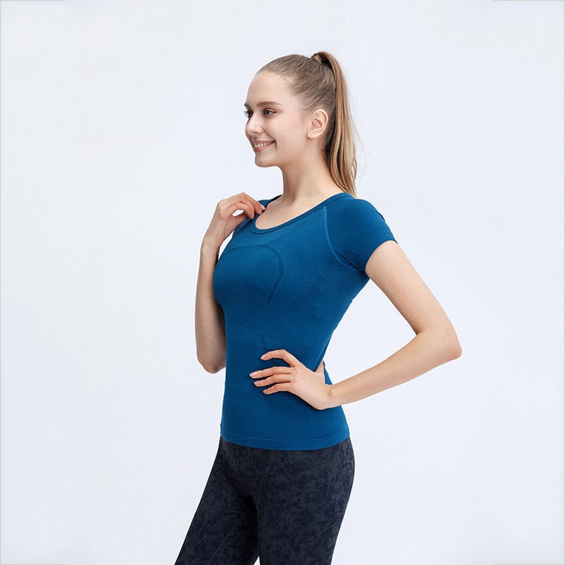 LULU with the same paragraph 2.0 ladies short-sleeved T-shirt running swiftly tech top sports breathable fitness yoga clothing