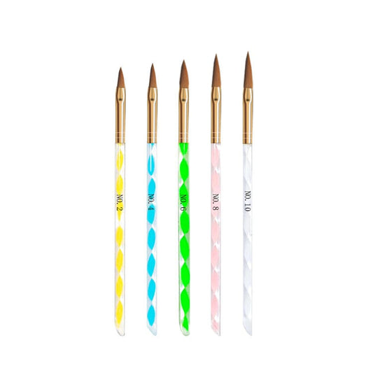 Nail brush 5 suites acrylic mushy hair crystal pen nail tool manufacturer spot wholesale