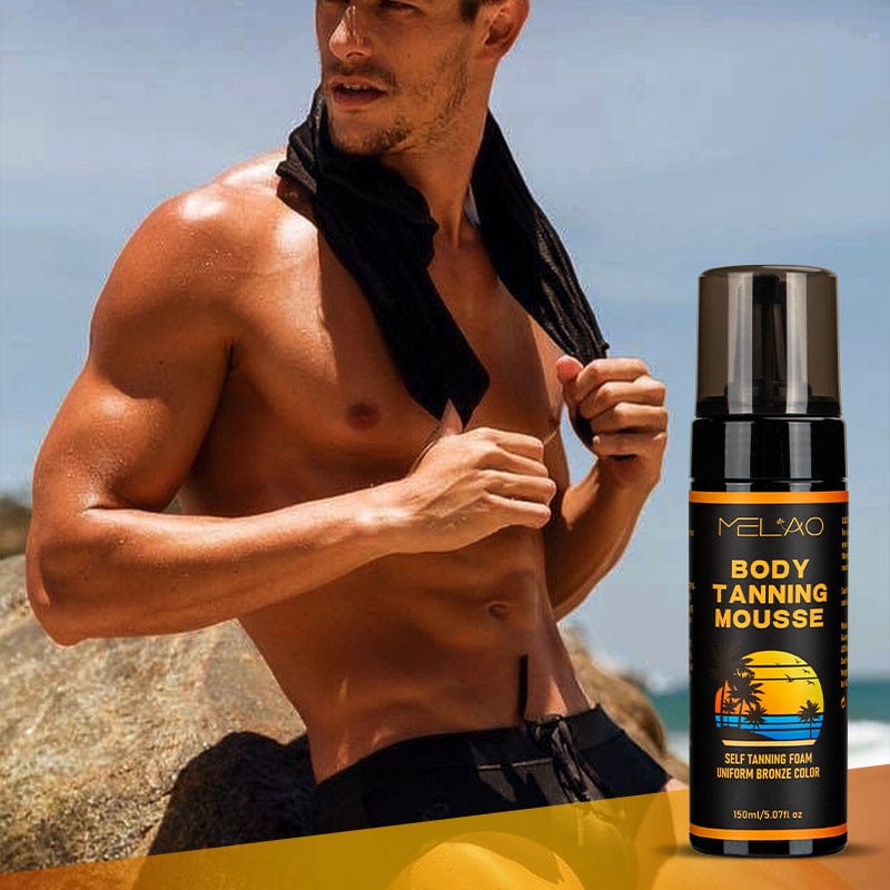 Cross-border tanning mousse bronzer wheat moisturizes skin, sunbathing tanning cream