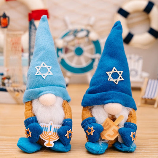 Hollow Hanukkah dwarfs Jewish dwarfs home décor Mrs. Hanukkah Mrs. Swedish Tomte