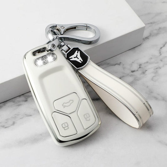 Suitable for high-end wholesale of Audi's new A4L key case Q5L/A5/Q7/A7/S4/TT car key case buckle