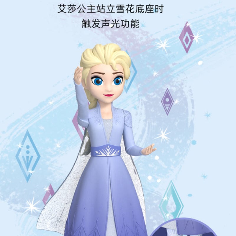 Paradise Time Ice Snow Qiyuan Aisha Princess Music Box can be rotatable to illuminate touch sensitive girl toys