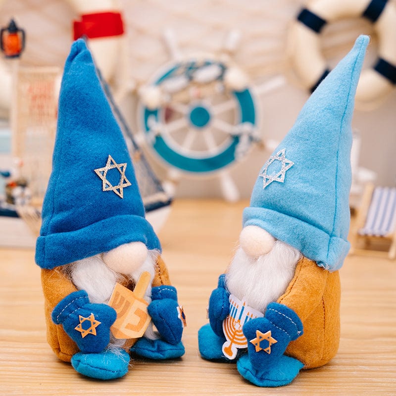 Hollow Hanukkah dwarfs Jewish dwarfs home décor Mrs. Hanukkah Mrs. Swedish Tomte