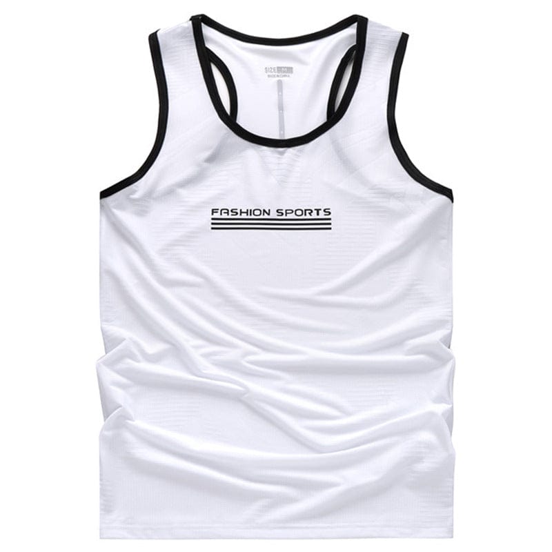 Summer arc thin section youth casual loose quick-dry sports letter spot sports vest fitness basketball clothing