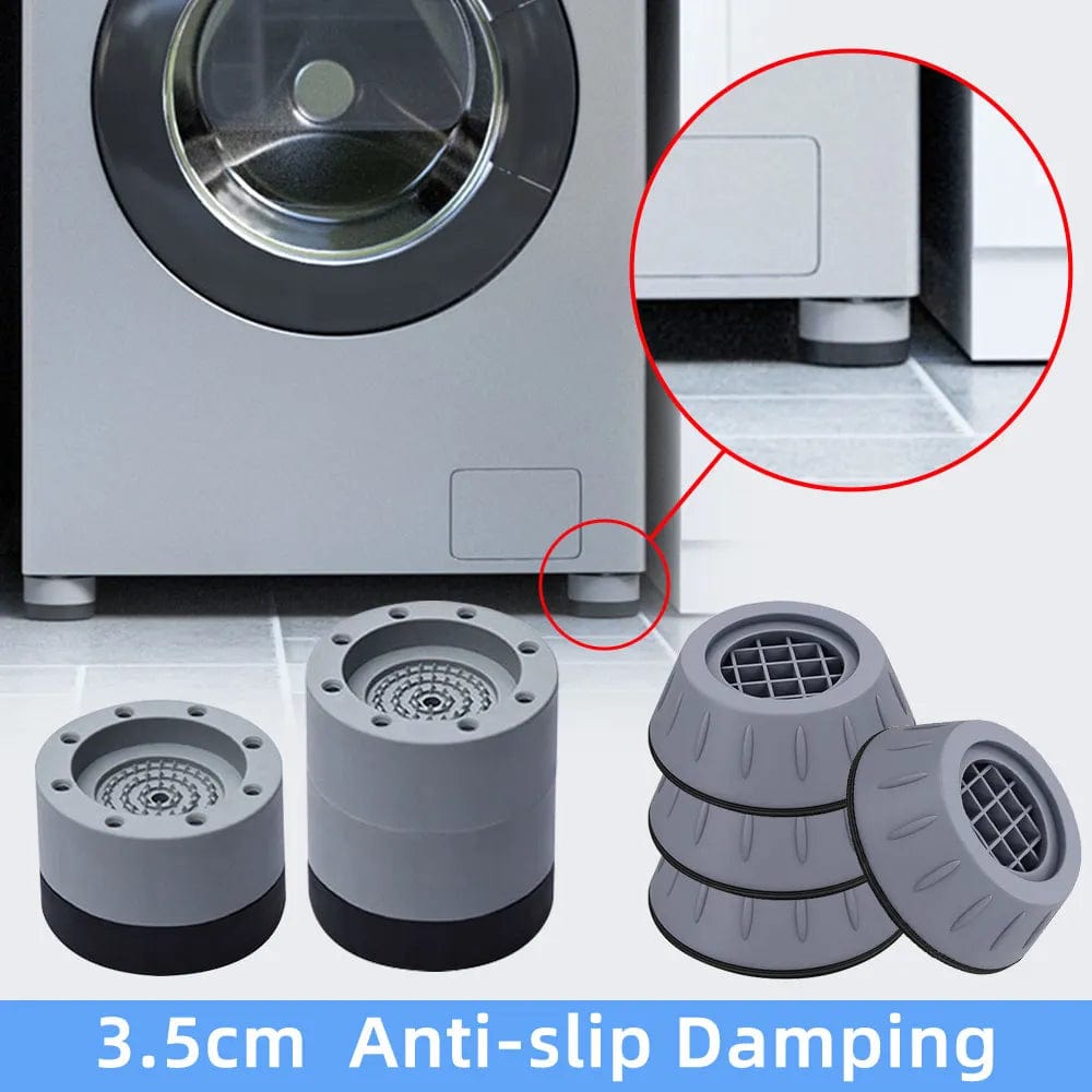 4Pcs Anti Vibration Pads Washing Machine Rubber Feet Legs Mat Anti-vibration Pad Universal Noise-reducing Leg Base for Furniture