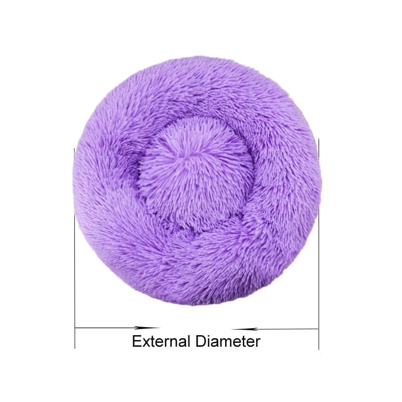 Pet Dog Bed Comfortable Donut  Round Dog Kennel Ultra Soft Washable Dog and Cat Cushion Bed Winter Warm Doghouse Dropshipping