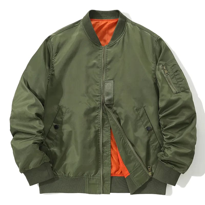 Wholesale Outdoor Flight Jacket Man Baseball Uniform Style Fashion Waterproof Plus Size  Bomber -JK-06