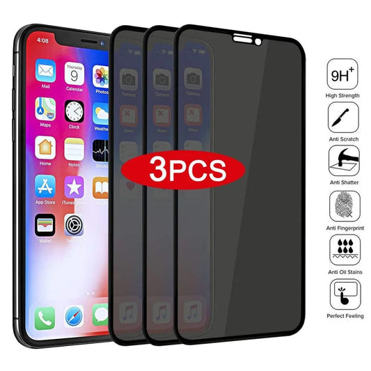 1-3Pcs Privacy Tempered Glass Screen Protector for IPhone 13 Pro Max 12 Mini 6 6s 7 8 Plus Anti-spy Glass for IPhone11 XS X XR