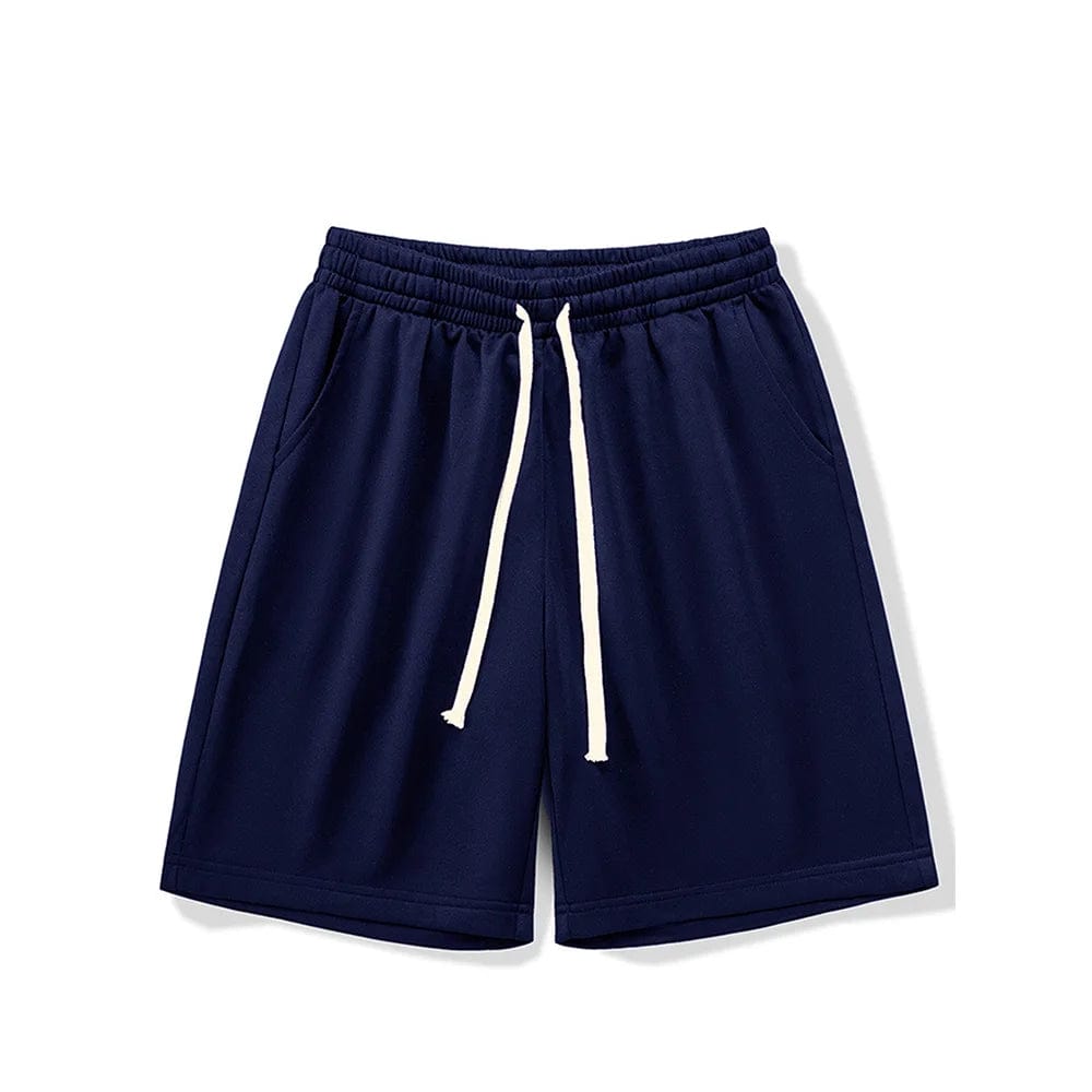 Summer Running Shorts for Men Casual Jogging Sport Short Pants Solid Color Drawstring Loose Dry Gym Sports Shorts