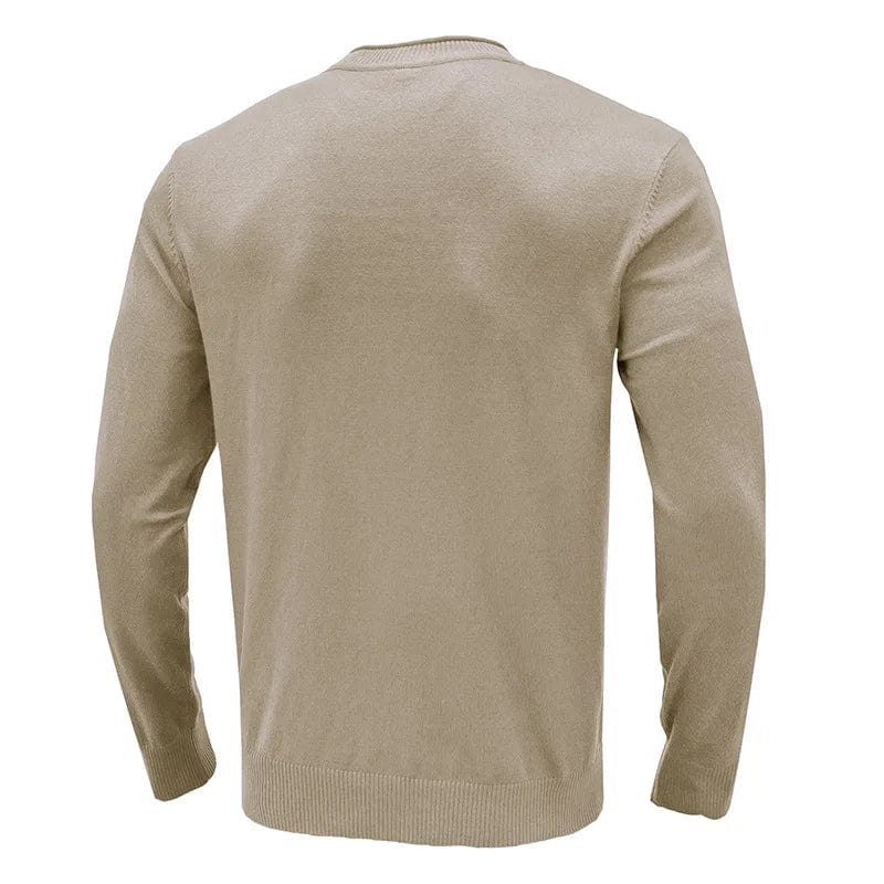 Men's Sweater Autumn Winter Solid Color Thicken Half Turtleneck Slim Fit Simple Premium Quality Pullover Fashion Versatile Tops