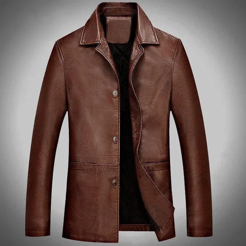 Soft Leather Jackets Men Leather Jacket Thick Moto Coats Casaco Masculino Winter Classical Motorcycle Business