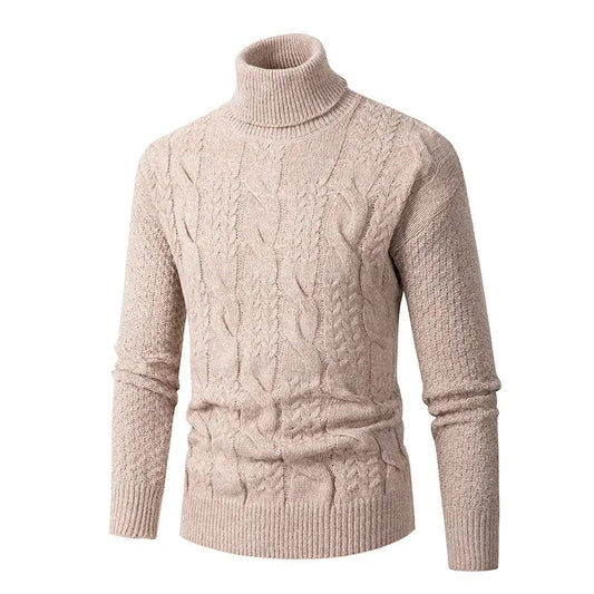 2023 Autumn/Winter Warm High Neck Sweater Men's Underlay Korean Edition Trend
