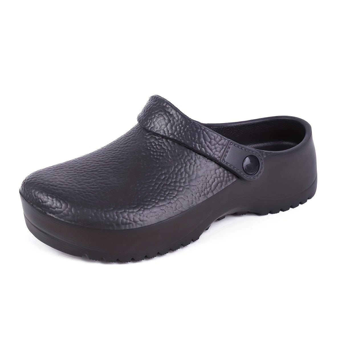 Men's Solid EVA Clogs, Comfy Non Slip Waterproof Chef Shoes, Men's Footwear